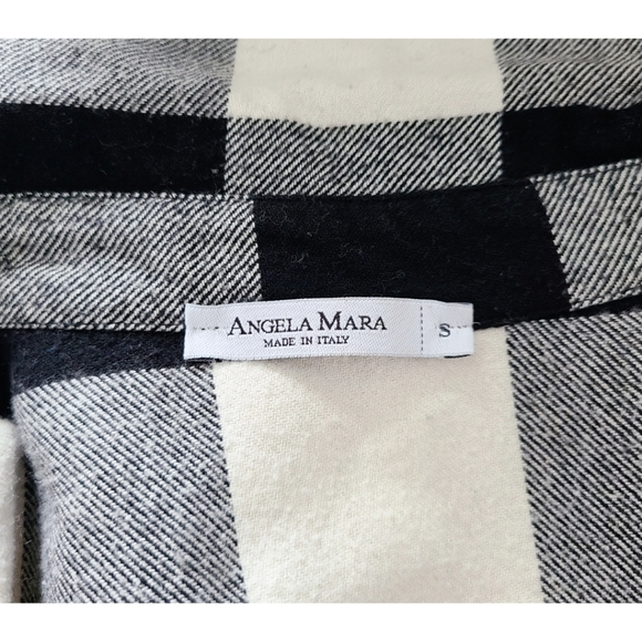 *SOLD* Plaid Black & White Sleevless Dress/Vest - Picture 3 of 9